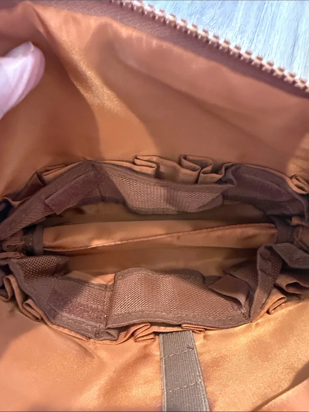 Makeup bag cosmetic Structured Clutch water proof as seen in designer stores